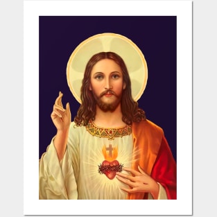 Sacred Heart of Jesus - II Posters and Art